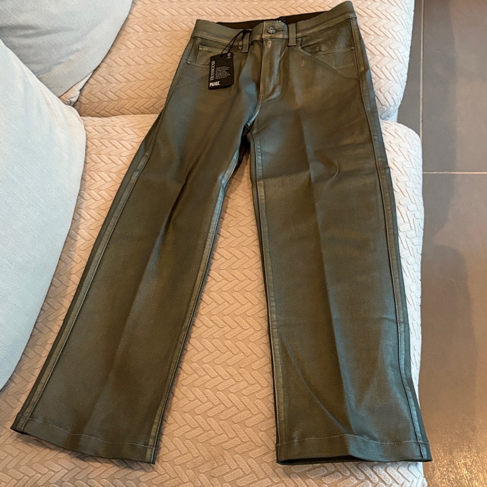 PAIGE Olive Flare Women's Jeans